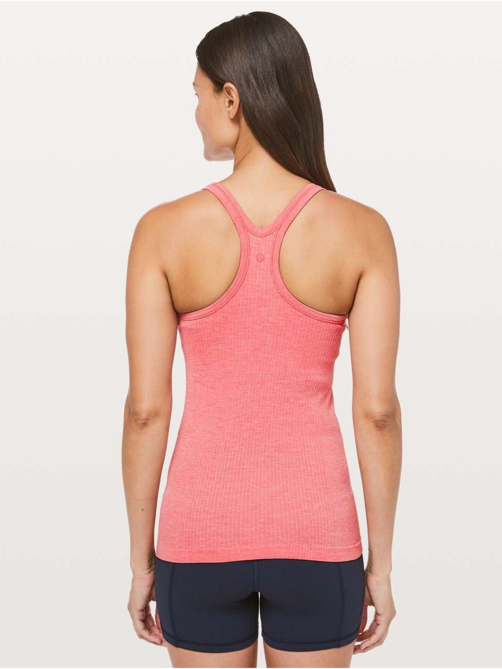 lululemon athletica Women's Coral Pink Racerback Tank Top